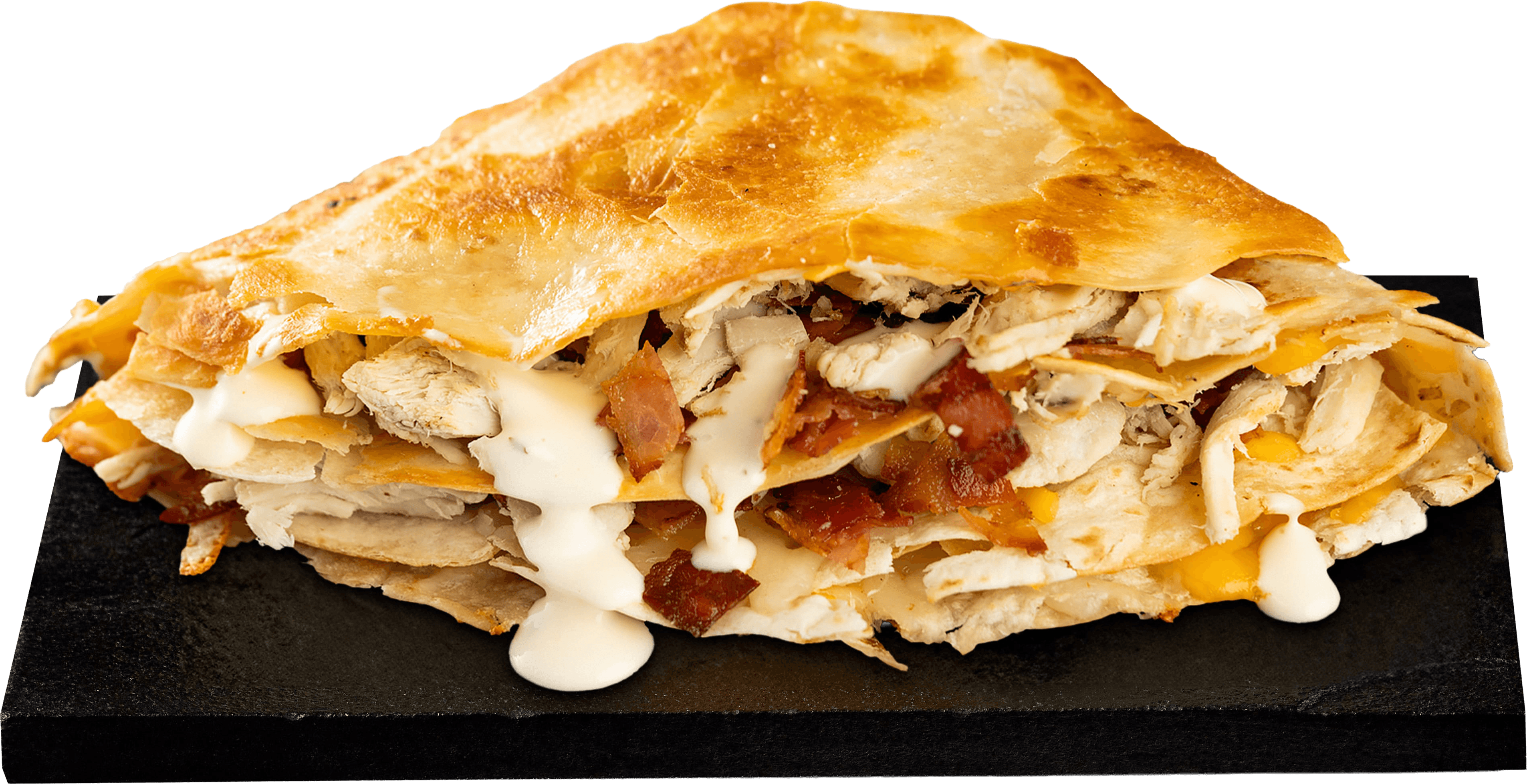 Chicken Bacon Ranch Stackadilla